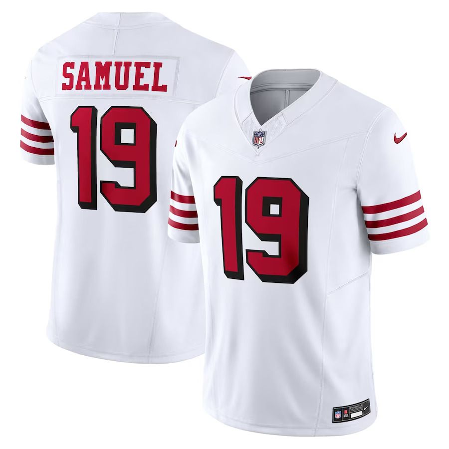 Men San Francisco 49ers #19 Deebo Samuel Nike White Alternate Vapor F.U.S.E. Limited NFL Jersey->san francisco 49ers->NFL Jersey